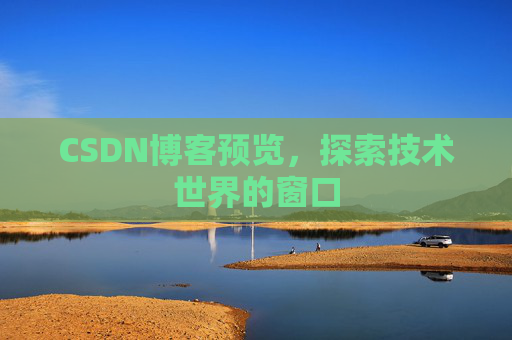 CSDN博客预览,探索技术世界的窗口